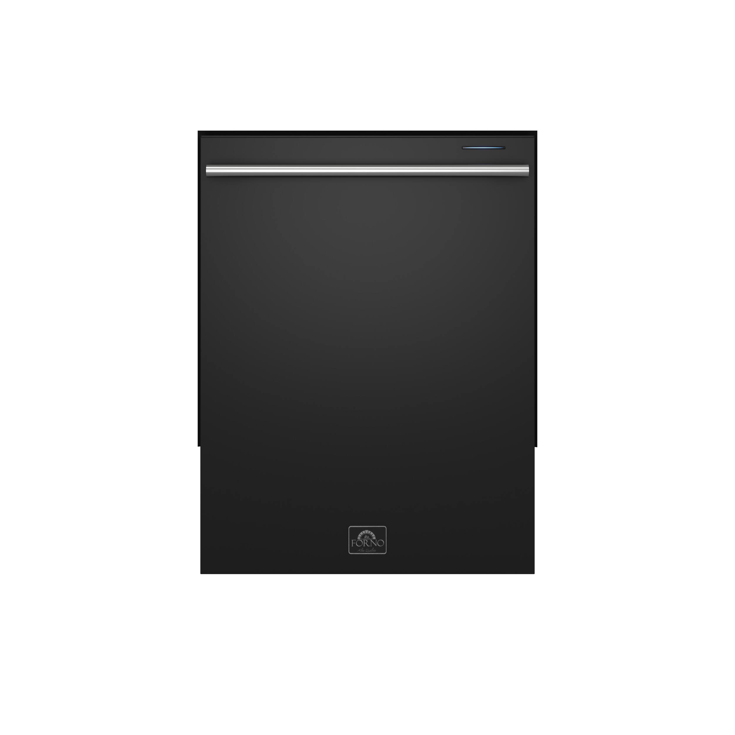 Alt View 2. Forno Appliances - Pozzo 24" Top Control Built-In Stainless Steel Tub Dishwasher with 3rd Rack and 49dBA. - Black.