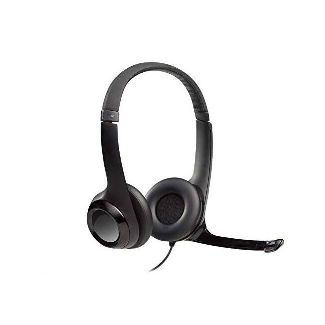 Alt View 1. Logitech - Logitech USB Headset H390 with Noise Cancelling Mic.