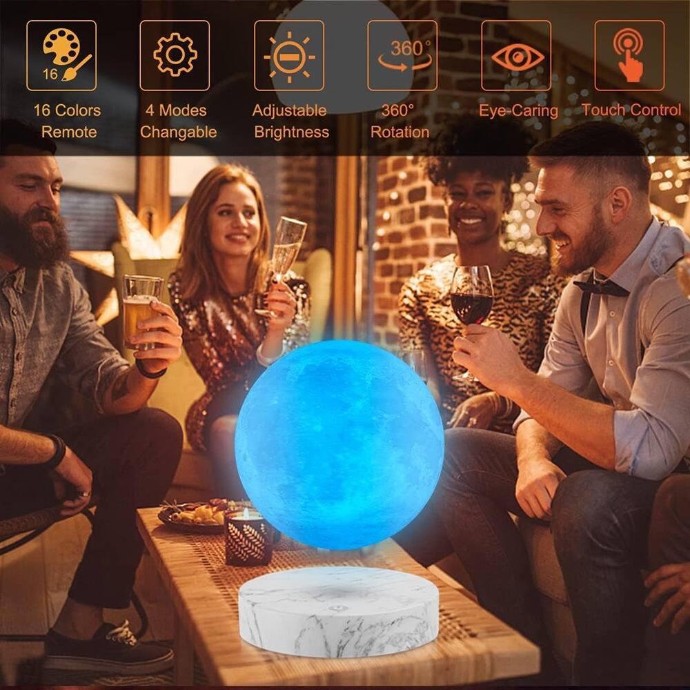 16 Colors Remote  
4 Modes Changelable  
Adjustable Brightness  
360° Rotation  
Eye-Caring  
Touch Control