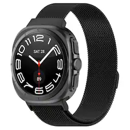 Stock Preferred - Mesh Stainless Steel Band for Samsung Galaxy Watch Ultra 47mm - Black