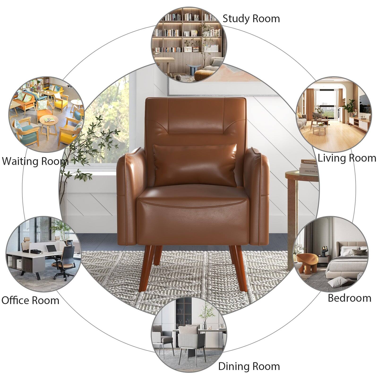 Study Room  
Waiting Room  
Living Room  
Office Room  
Bedroom  
Dining Room