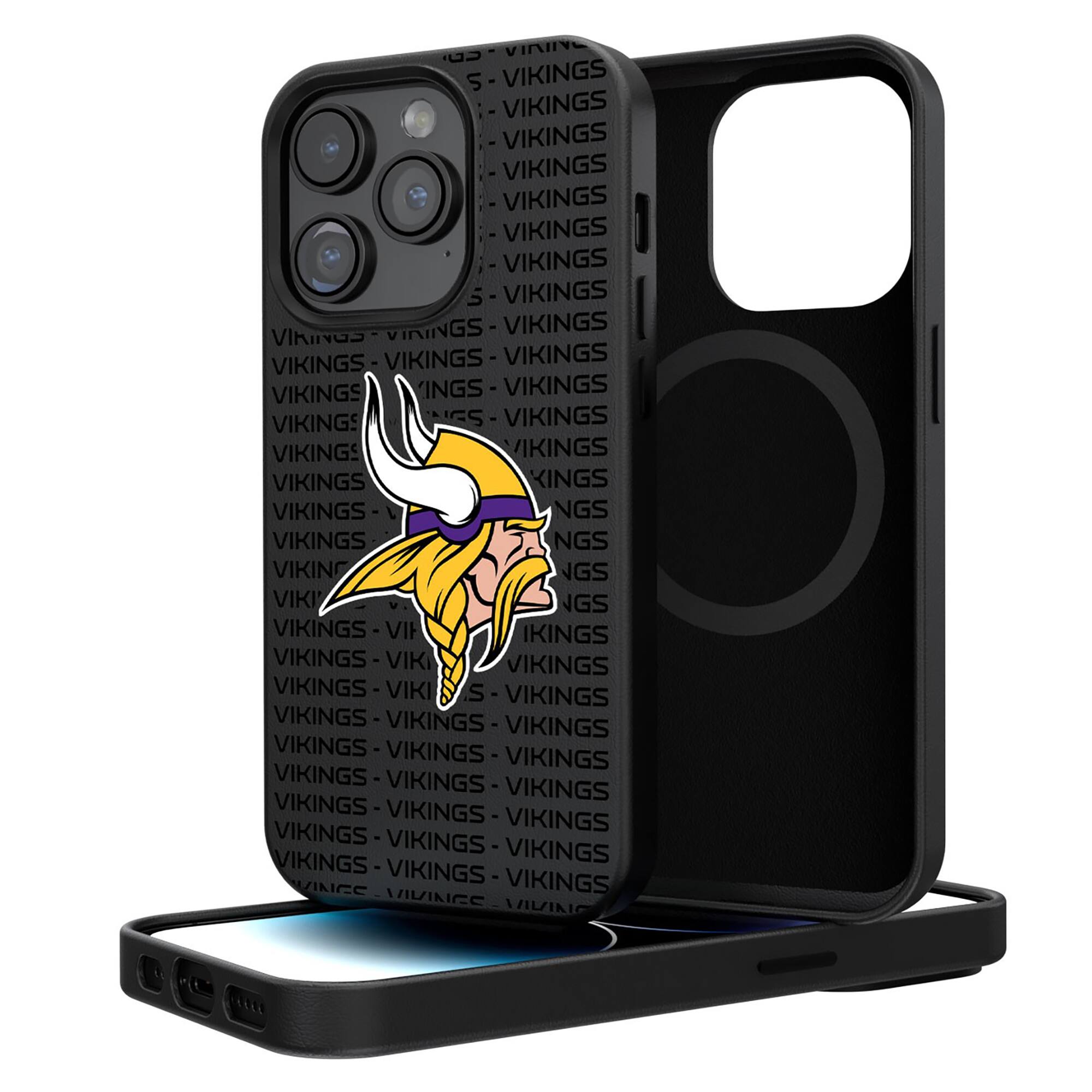 Keyscaper - NFL - Minnesota Vikings Primary Logo iPhone Magnetic Bump Case - 16 Pro Max - Black price history on PriceWatchPro