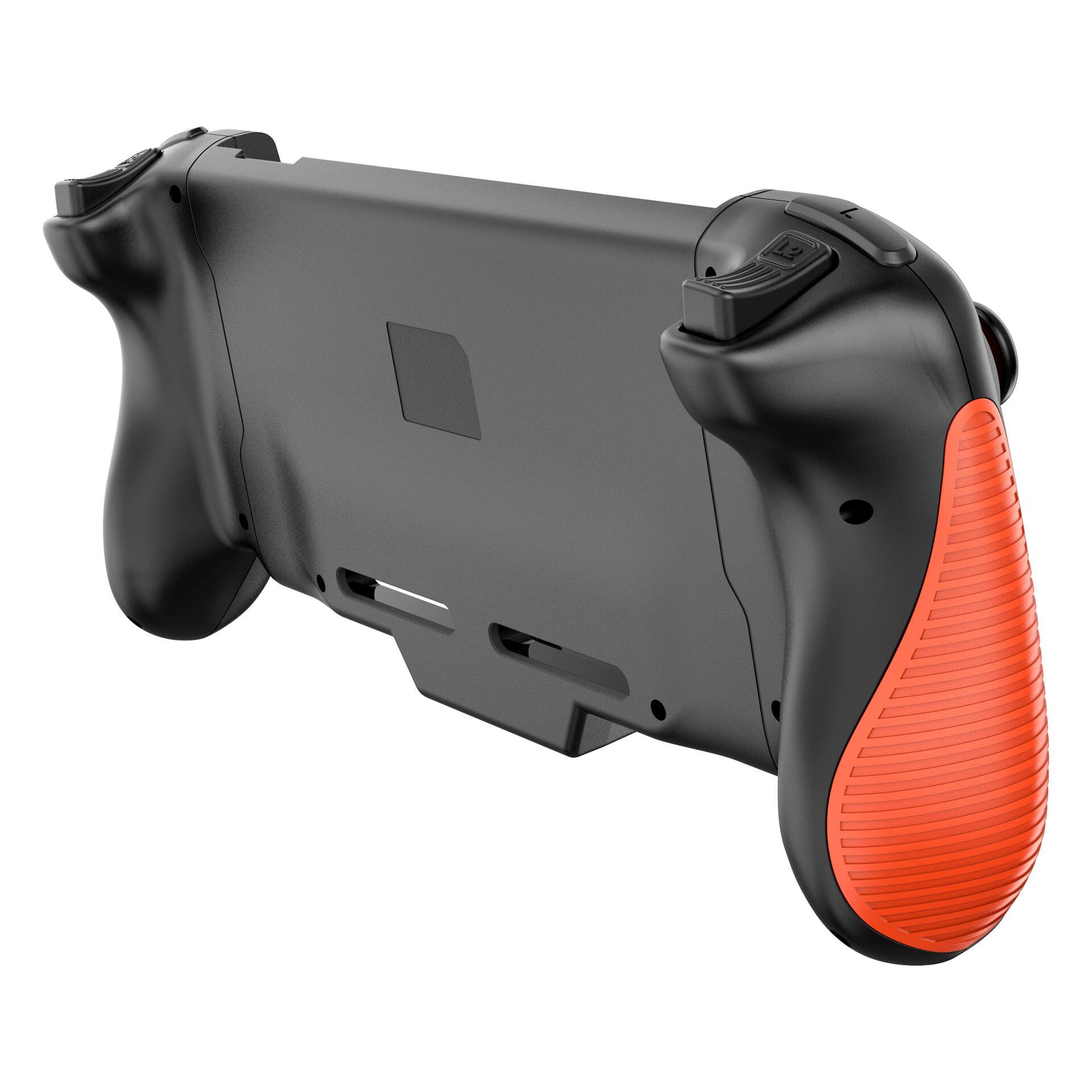 Alt View 3. Cluzine - Portable Wireless Gaming Controller with Stable BT Connection for Gaming - Red and Blue.