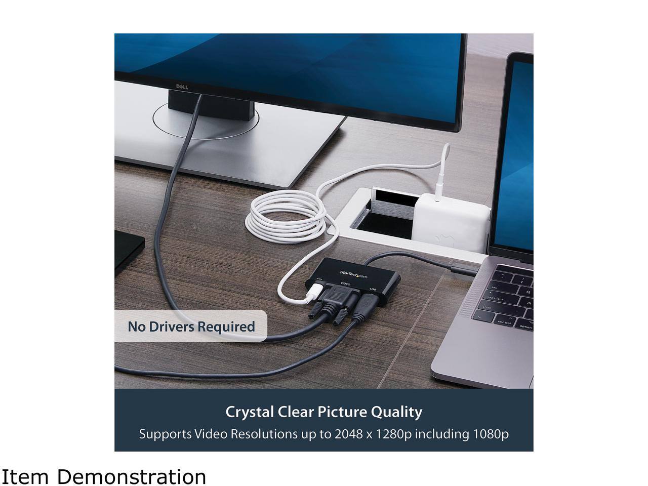 DOLL I  
No Drivers Required  
Crystal Clear Picture Quality  
Supports Video Resolutions up to 2048 x 1280p including 1080p  
Item Demonstration