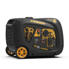 Firman - W03382 Electric & Remote Start 120V RV Ready 3650-Watt Gasoline Inverter Portable Generator - Black/Gold
