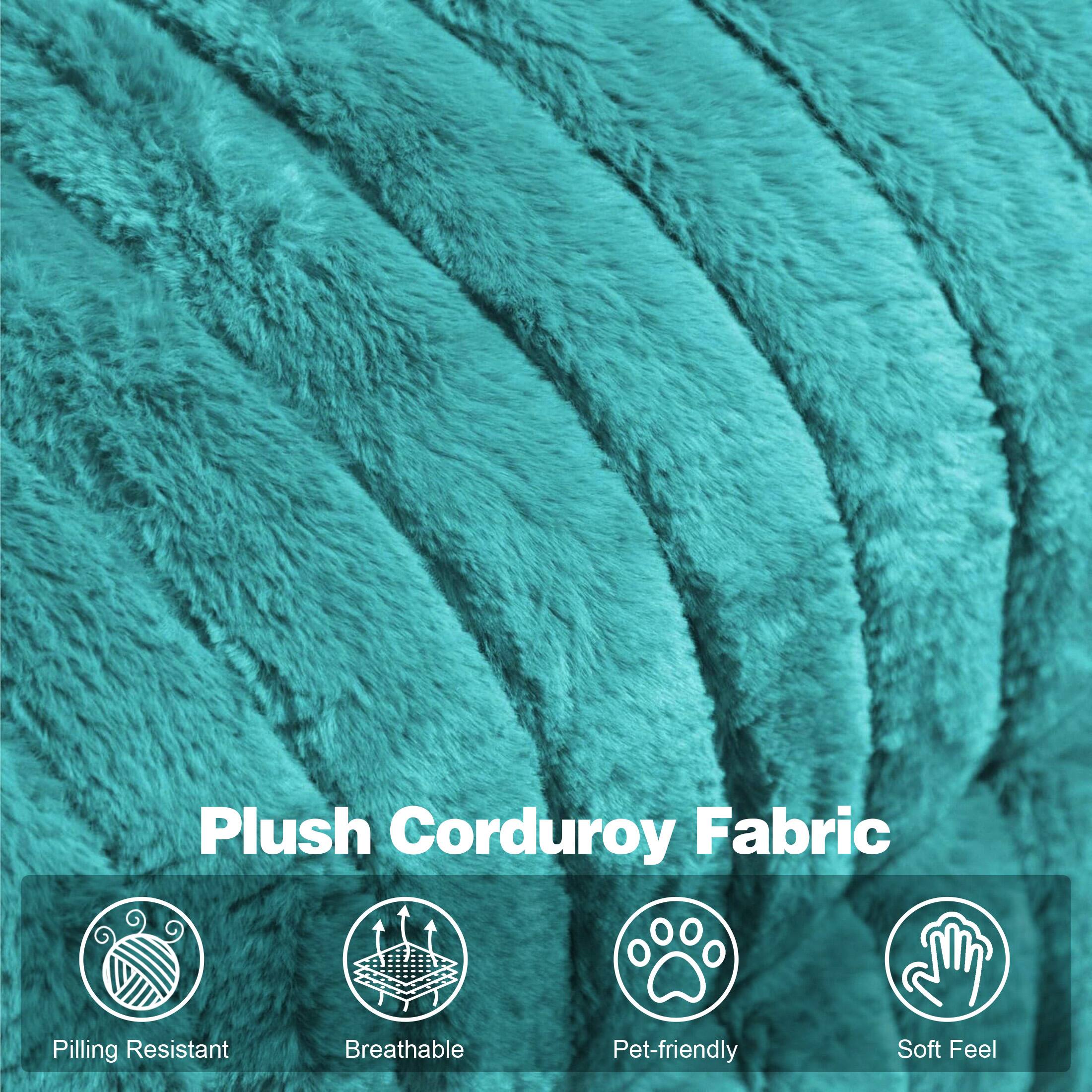 Plush Corduroy Fabric  
- Pilling Resistant  
- Breathable  
- Pet-friendly  
- Soft Feel