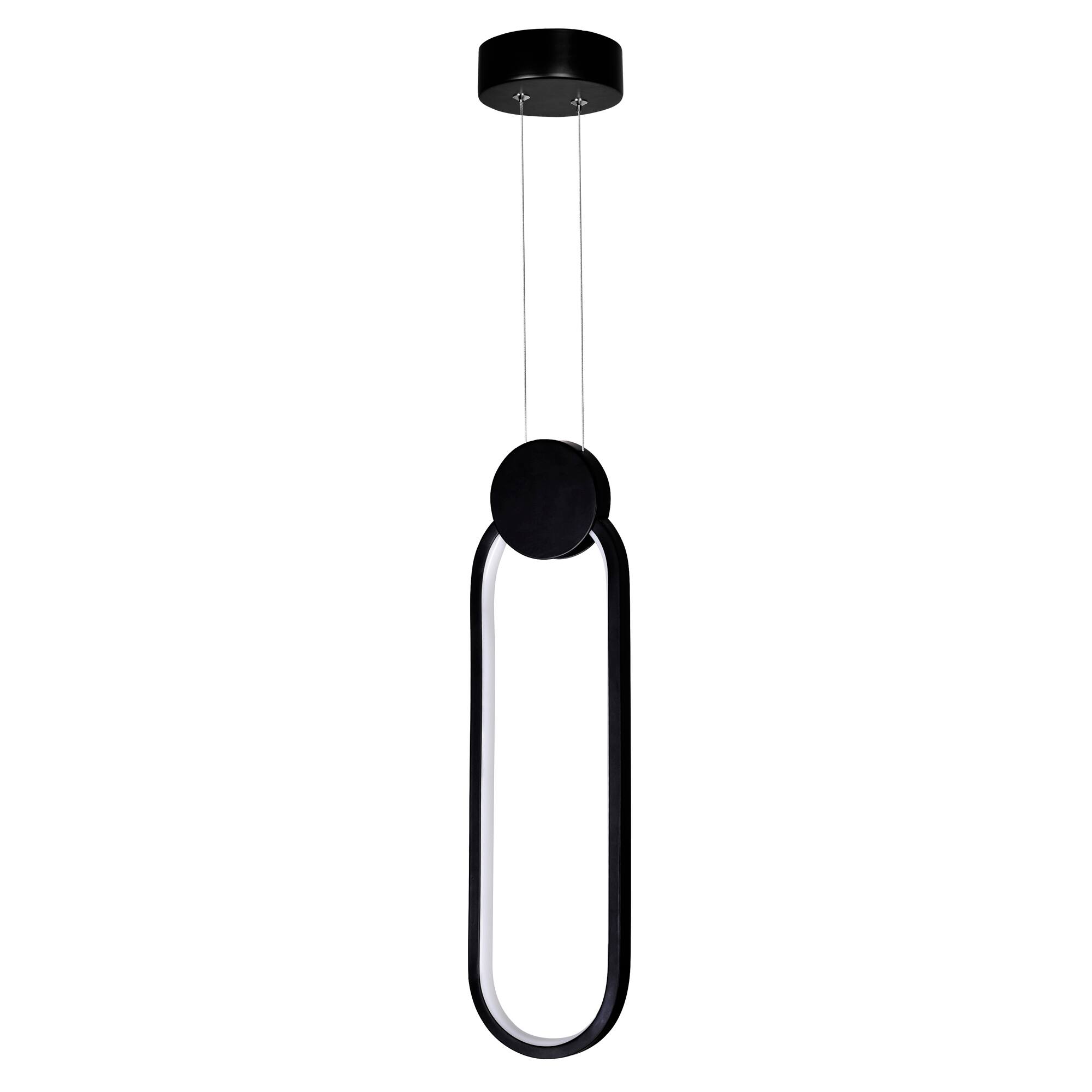 Alt View 1. CWI Lighting - Pulley 4 in LED Black Mini Pendant - Black.