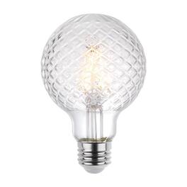 Westinghouse - G25 E26 (Medium) Filament LED Bulb Warm White 40 Watt Equivalence 1 pk