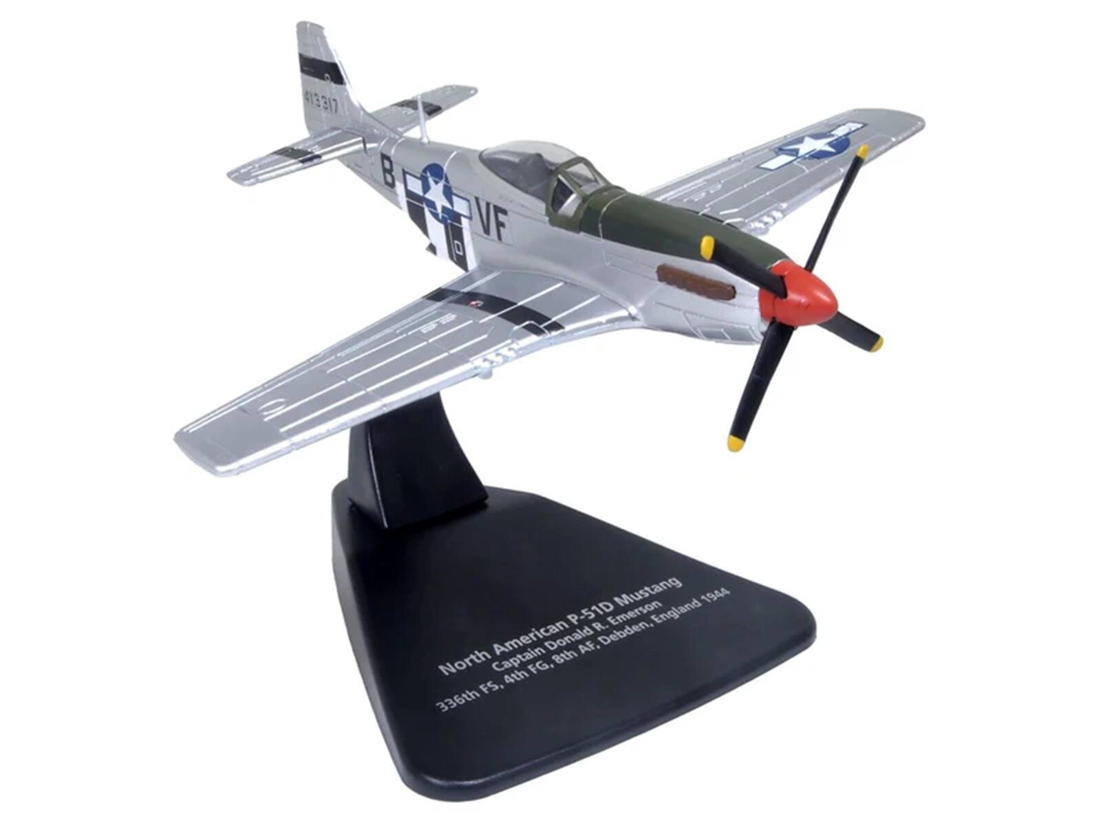 413317 B VF D Mustang 1944 P-51D R. Emerson England American Donald AF, Debden, North Captain FG, 8th FS, 4th 336th