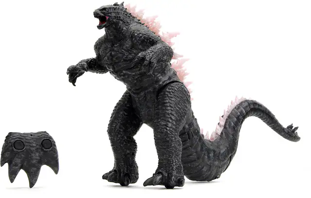 Front. Jada Toys - Jada Toys - Godzilla x Kong: Heat-Ray Breath Godzilla R/C - Multicolor.