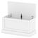 Alt View 8. Gymax - Gymax 35.5'' Storage Chest Lift Top Storage Box w/Safety Hydraulic Strut & Metal Hinges White - White.