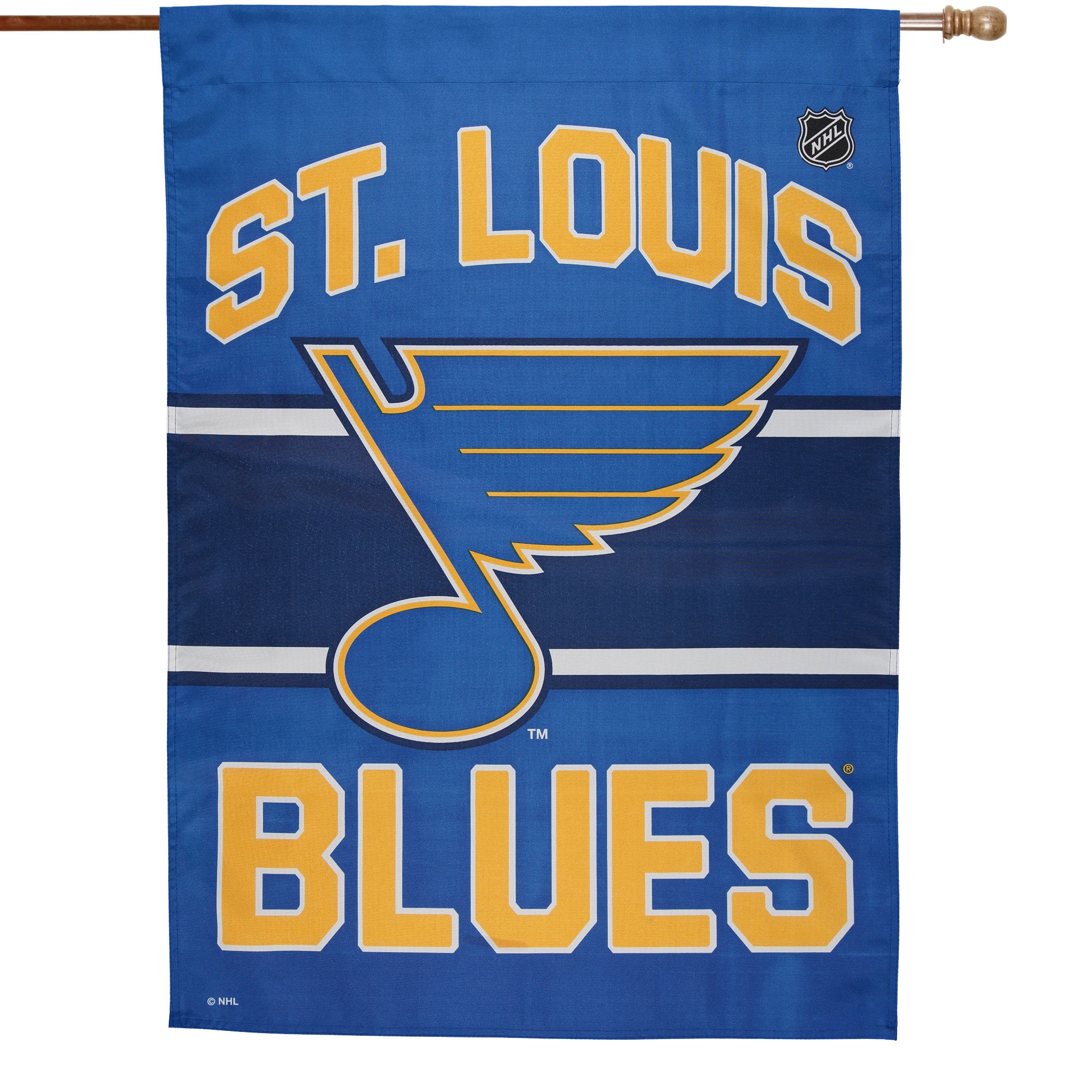 Photos - Other Decoration Louis WinCraft - St.  Blues 28" x 40" Wordmark Single-Sided Vertical Banner - Multicolor 3010937 