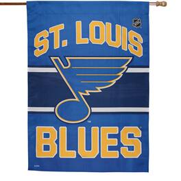 WinCraft - St. Louis Blues 28" x 40" Wordmark Single-Sided Vertical Banner - Multicolor