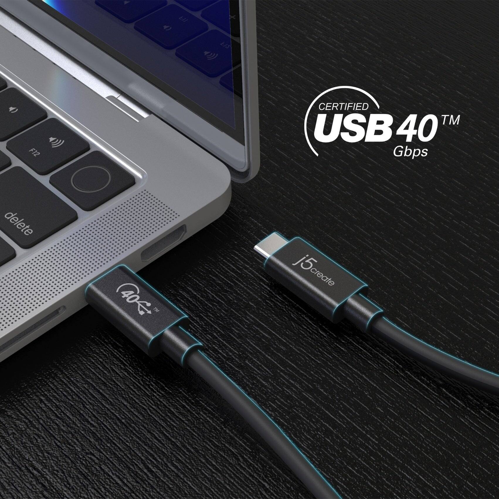 A 4) ES F12 CERTIFIED USB 40 Gbps delete (40 TM j5create