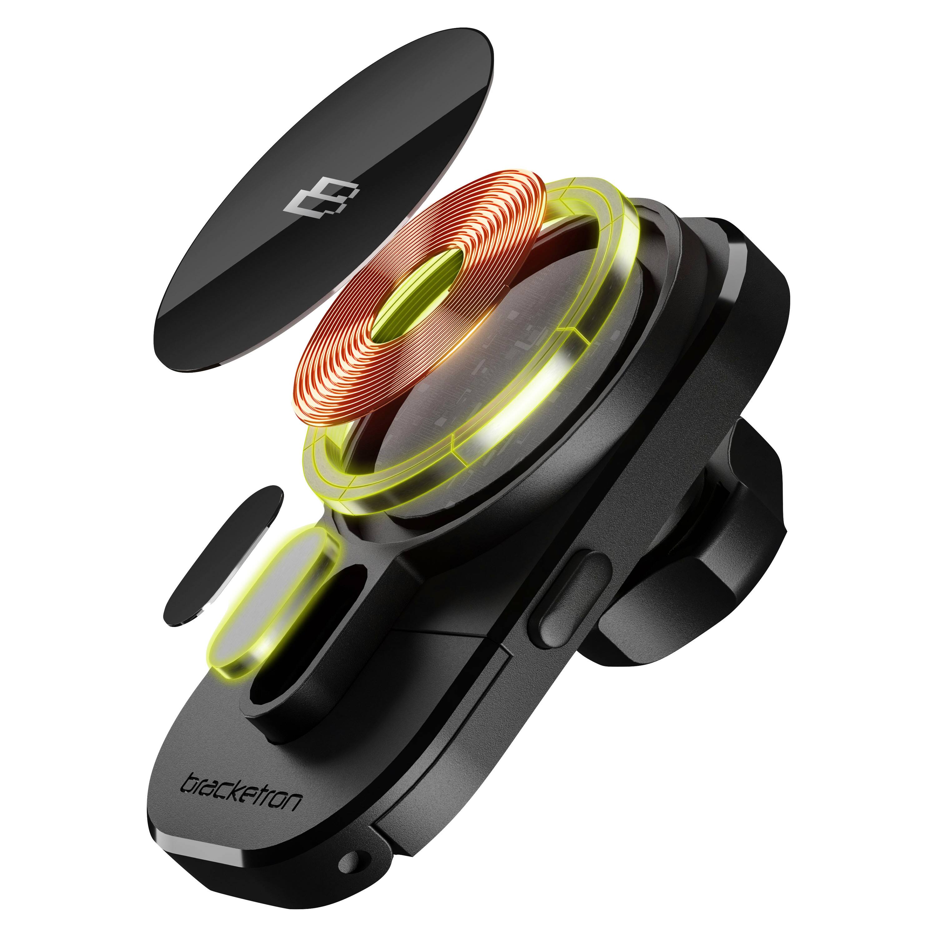 Alt View 18. Bracketron - PwrUp MagAlign Dash, Display & Vent Mnt - Black.