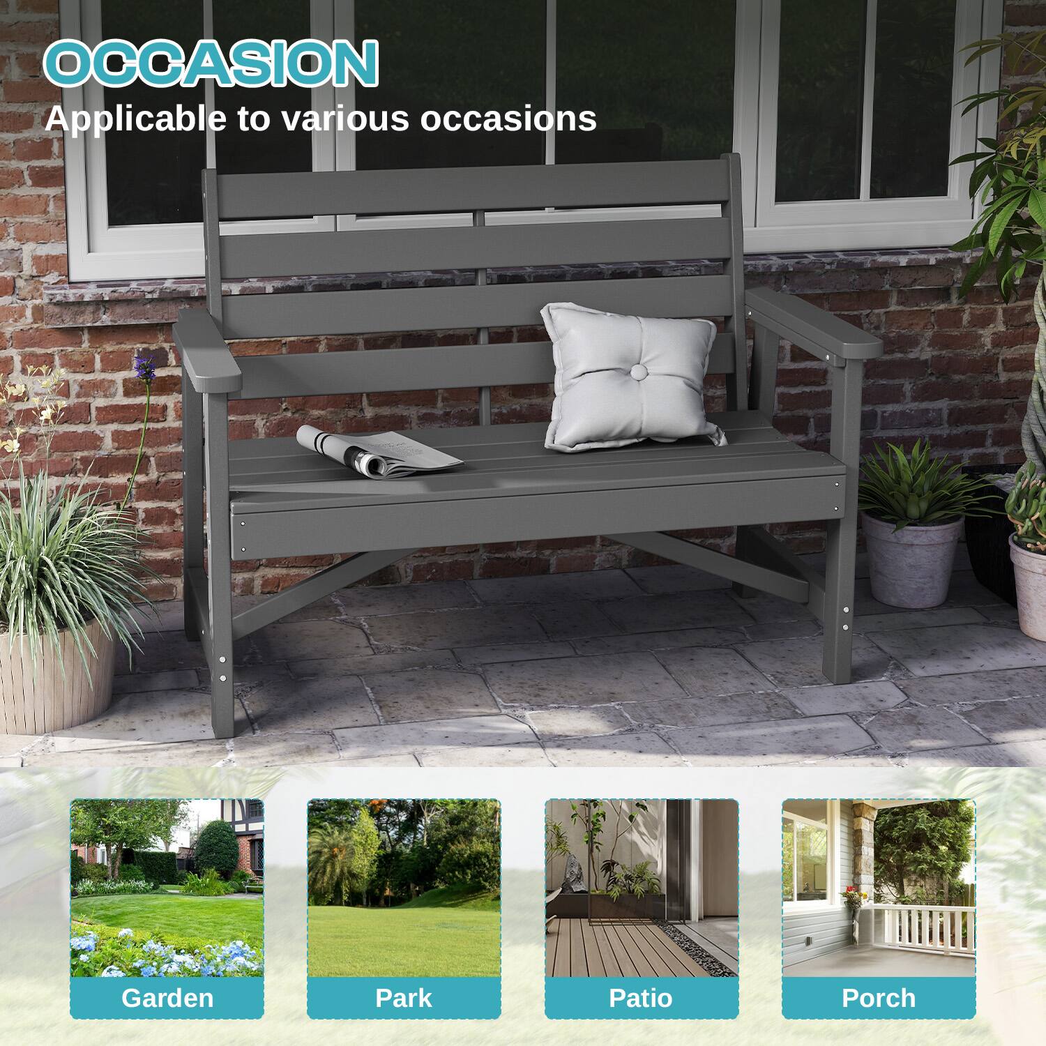 OCCASION  
Applicable to various occasions  

Garden  
Park  
Patio  
Porch