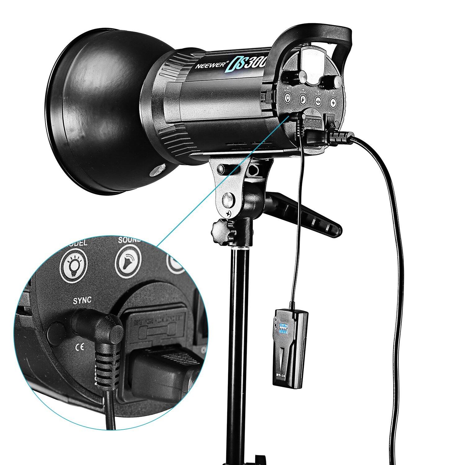 NEEWER OS300 DEL SOUND SYNC SHOT RESC P2 CE 8-16