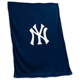 Logo Brands - New York Yankees 54'' x 84'' Sweatshirt Blanket - Multicolor