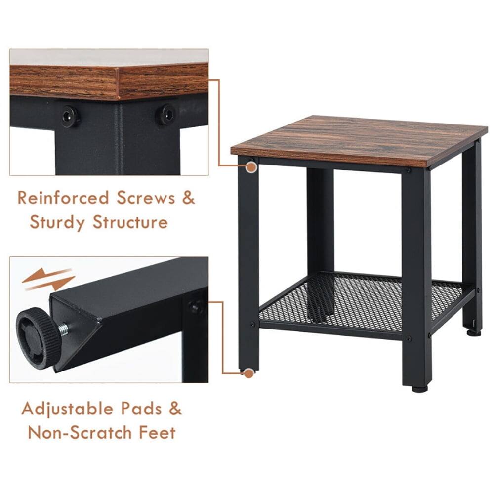 Reinforced Screws & Sturdy Structure  
Adjustable Pads & Non-Scratch Feet