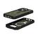Alt View 14. UAG - Pathfinder Series Case with Magsafe for iPhone 14 Pro - Olive.