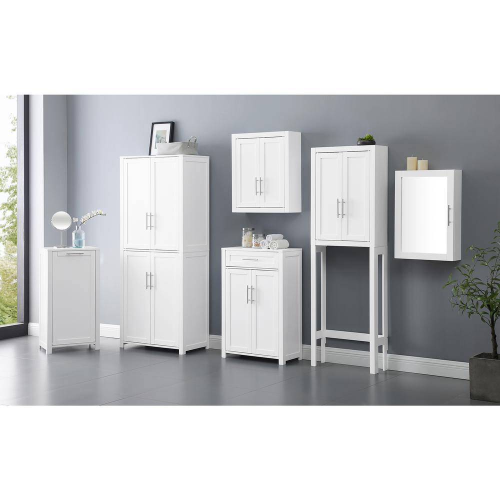 Back. Crosley Furniture - Savannah Wall Storage Cabinet - White.