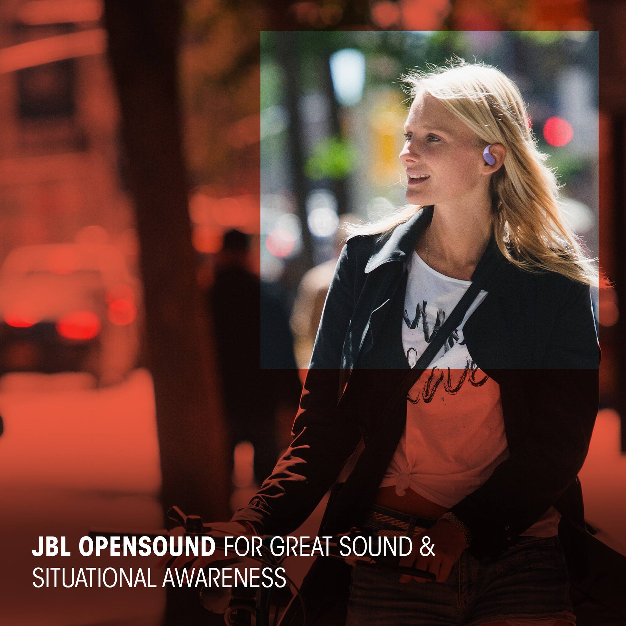 Alt View 2. JBL - Sense Lite - TRUE Wireless Bluetooth Open-ear Headphones - 2025 - Black.