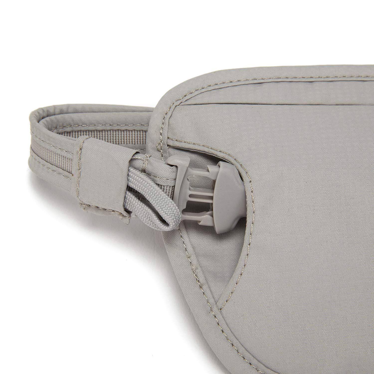 Alt View 5. Pacsafe - Pacsafe Coversafe X100 Anti-Theft RFID Blocking Waist Wallet Neutral Grey - Neutral Grey.