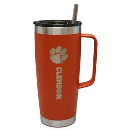 The Memory Company - Clemson Tigers 26oz. Team Color Roadie Tumbler with Handle - Multicolor