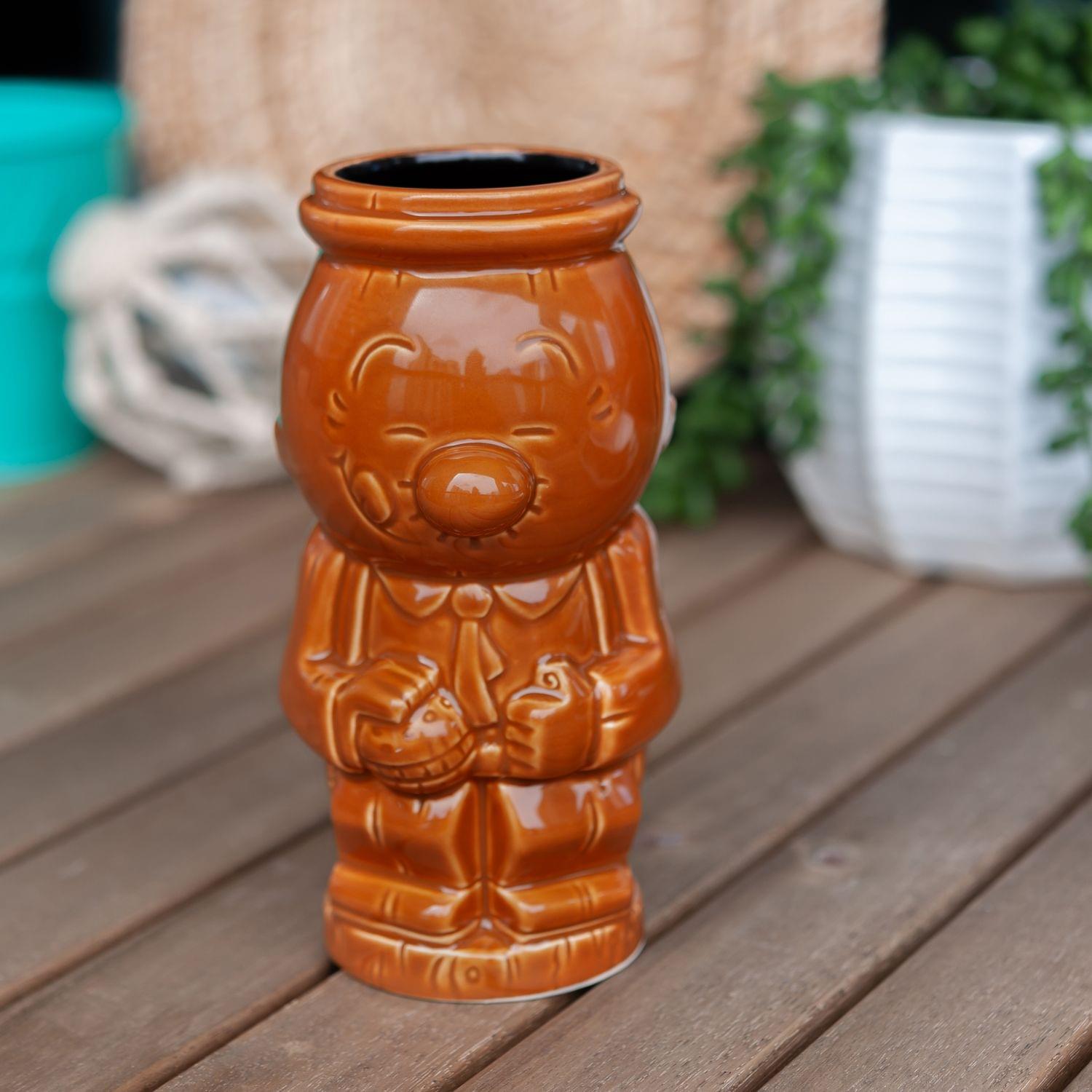 Alt View 4. ThinkGeek - Geeki Tikis Popeye Ceramic Mug | Wimpy | Holds 18 Ounces - Brown.