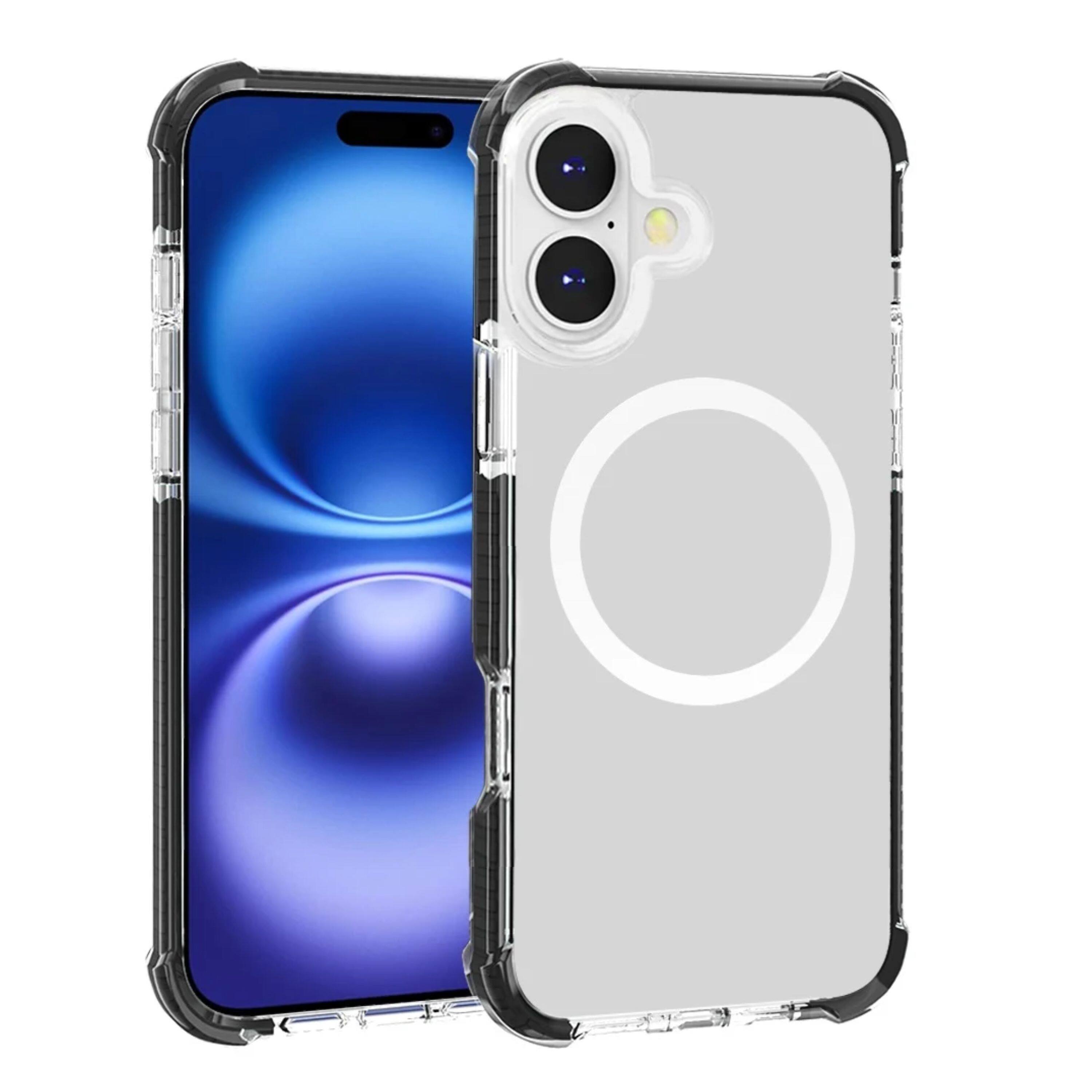 Kitcheniva - Magnetic Circle Acrylic Shockproof Cover Phone Case With Tempered Glass For iPhone 17 Black - 3542034192247 price history on PriceWatchPro
