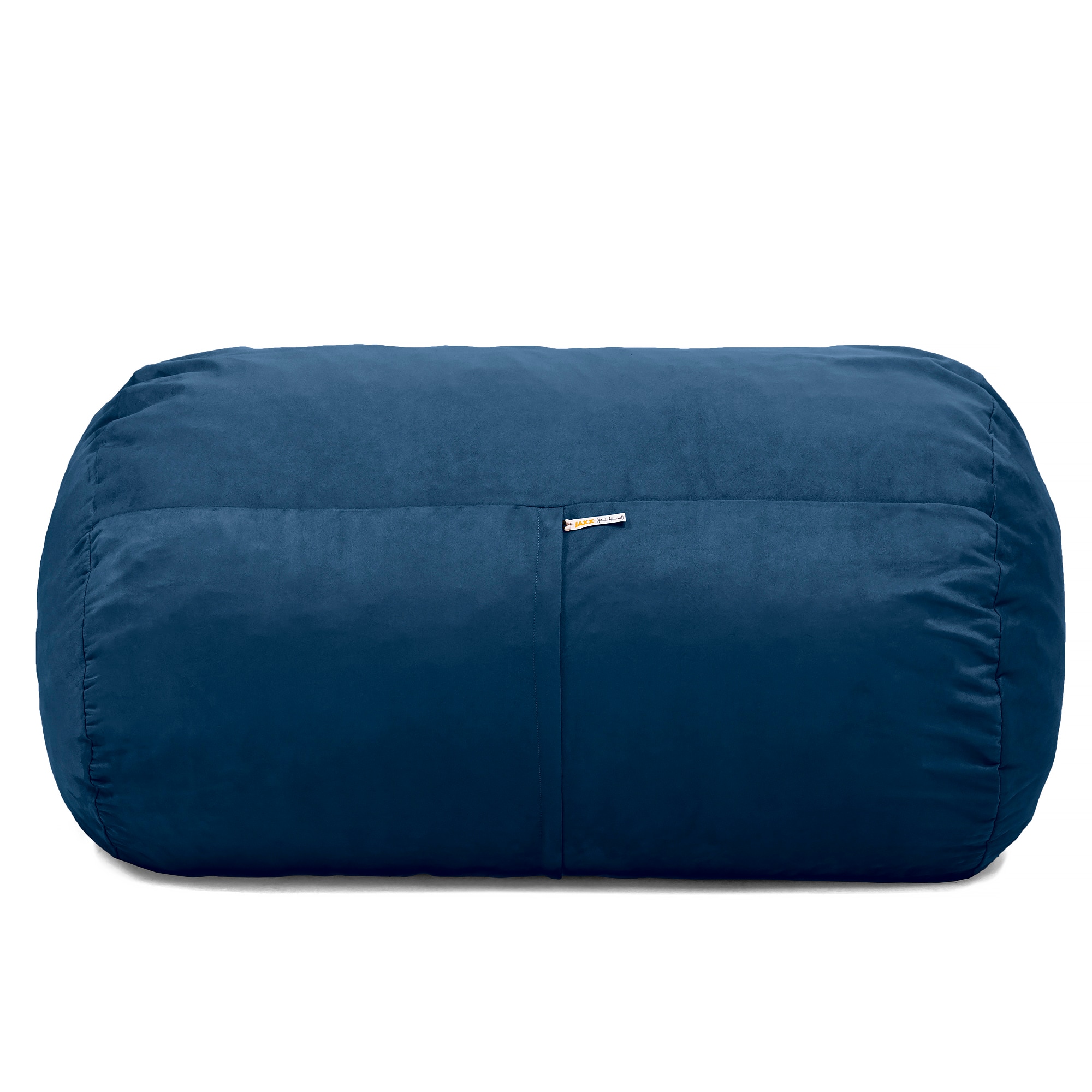 Front. Jaxx - Jaxx Sofa Saxx 4-foot Bean Bag Lounger, Navy - Blue.