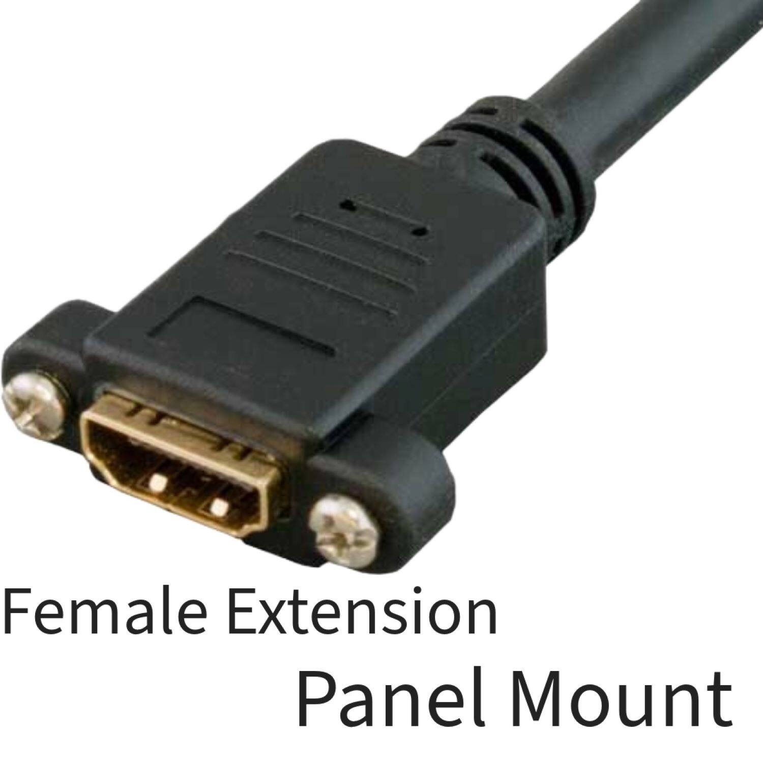Female Extension Panel Mount