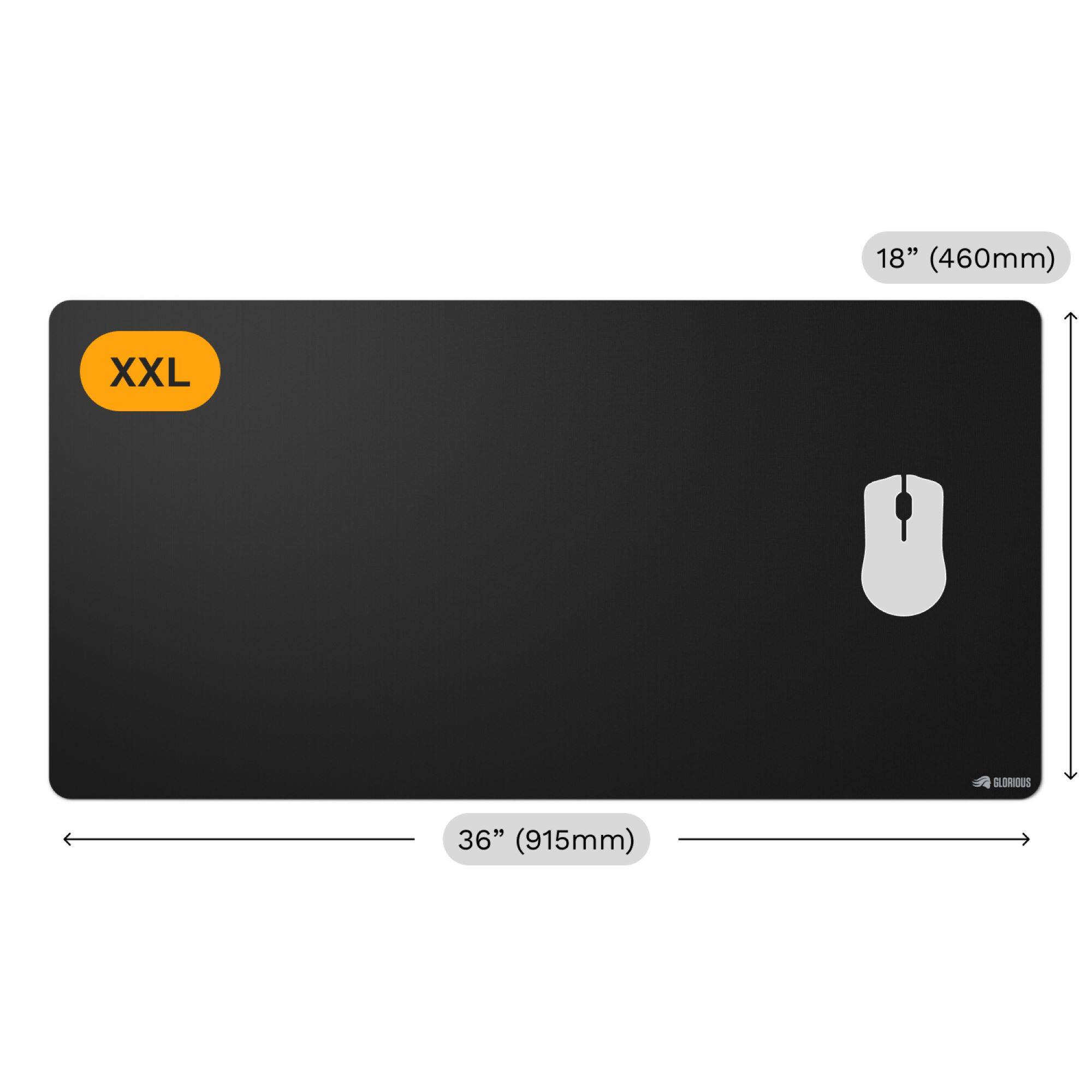 XXL  
18" (460mm)  
36" (915mm)