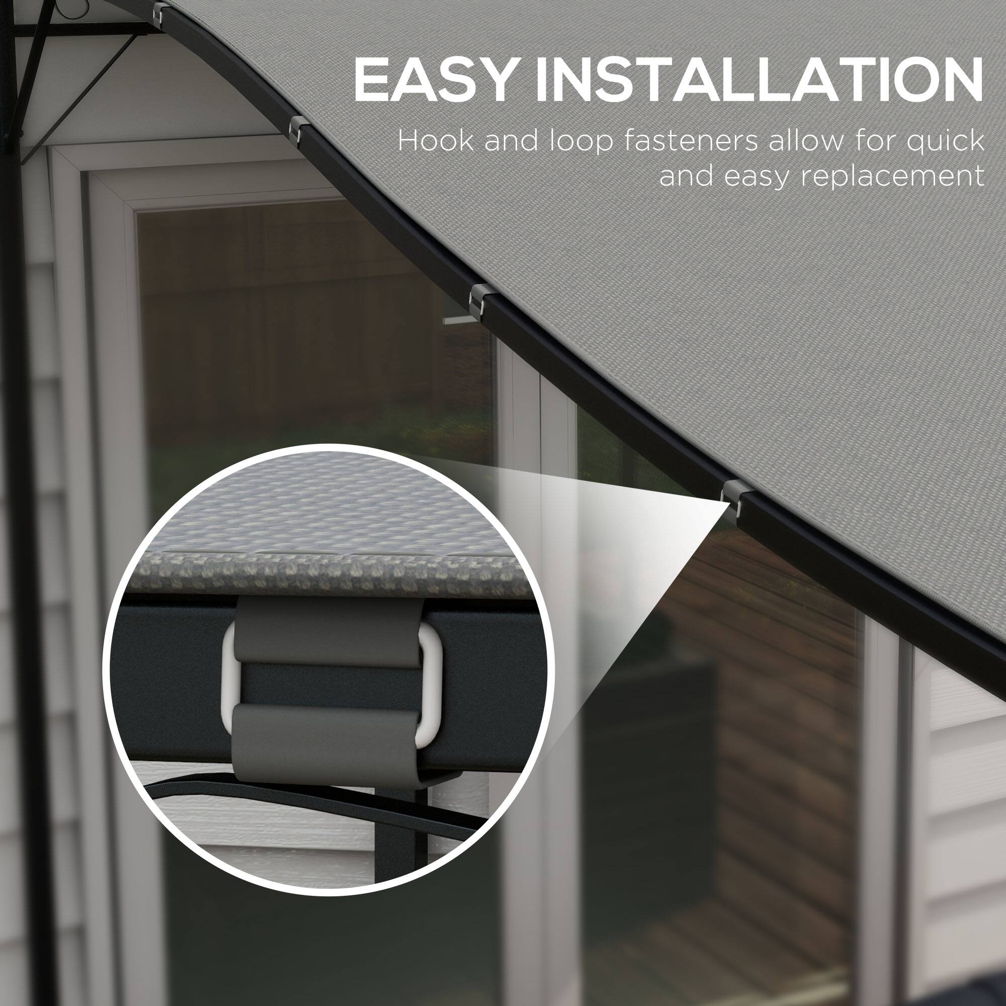 EASY INSTALLATION
Hook and loop fasteners allow for quick and easy replacement