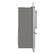 Angle. Forno Appliances - 30 in. Wide Gallipoli 17.5 Cu. Ft. Freestanding French Door Refrigerator with Decorative Trim Grill - Stainless Steel.