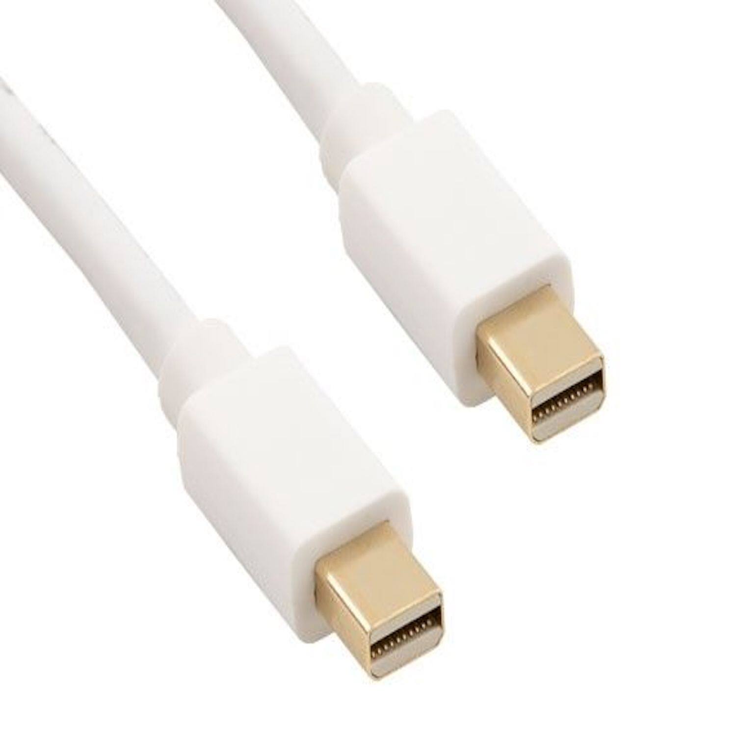 Angle. Sanoxy - SANOXY Cables and Adapters; 2 PACK of 10ft Mini DisplayPort to Mini DisplayPort Cable 32AWG 4K Resolution Ready - White.