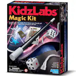 4M - 4M: KidzLabs Magic Kit - Learn 12 Magic Tricks, Sleight of Hand Set