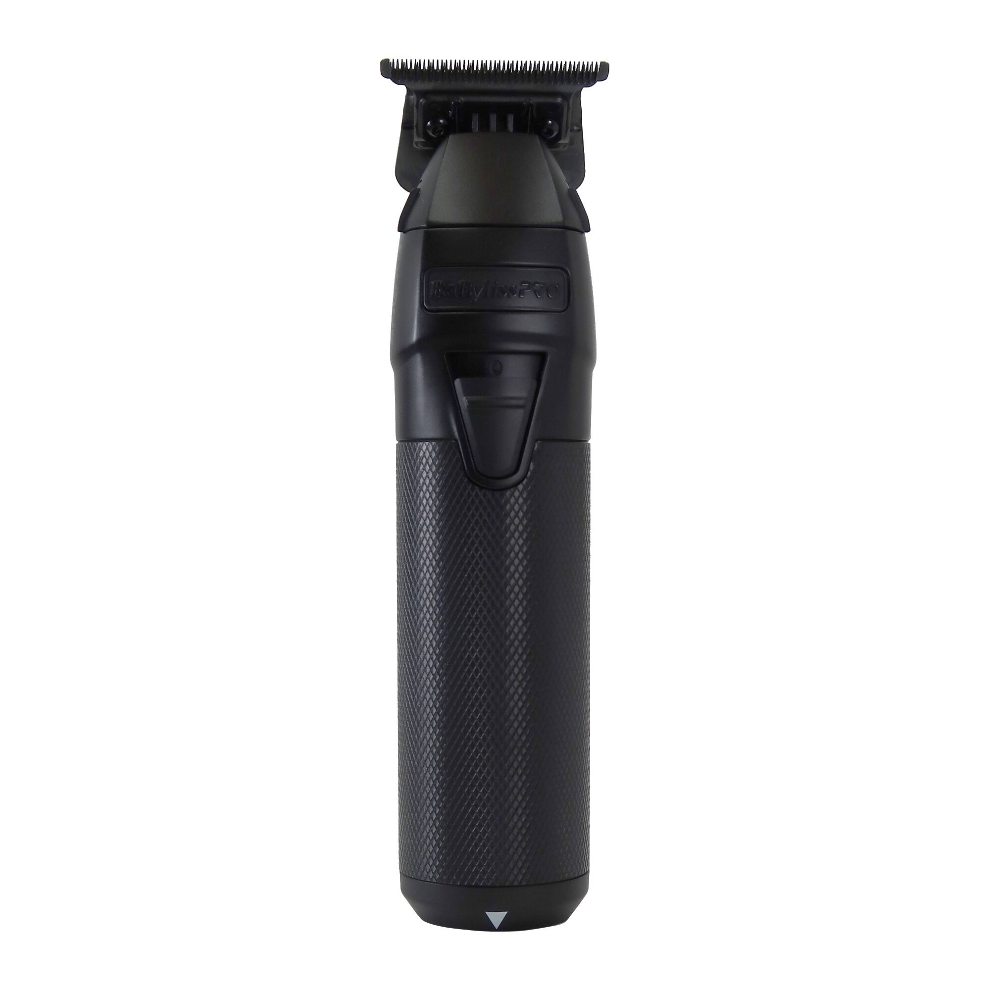 Front. BaBylissPRO - FXONE BLACKFX All-Metal Interchangeable-Battery Trimmer #FX799MB.