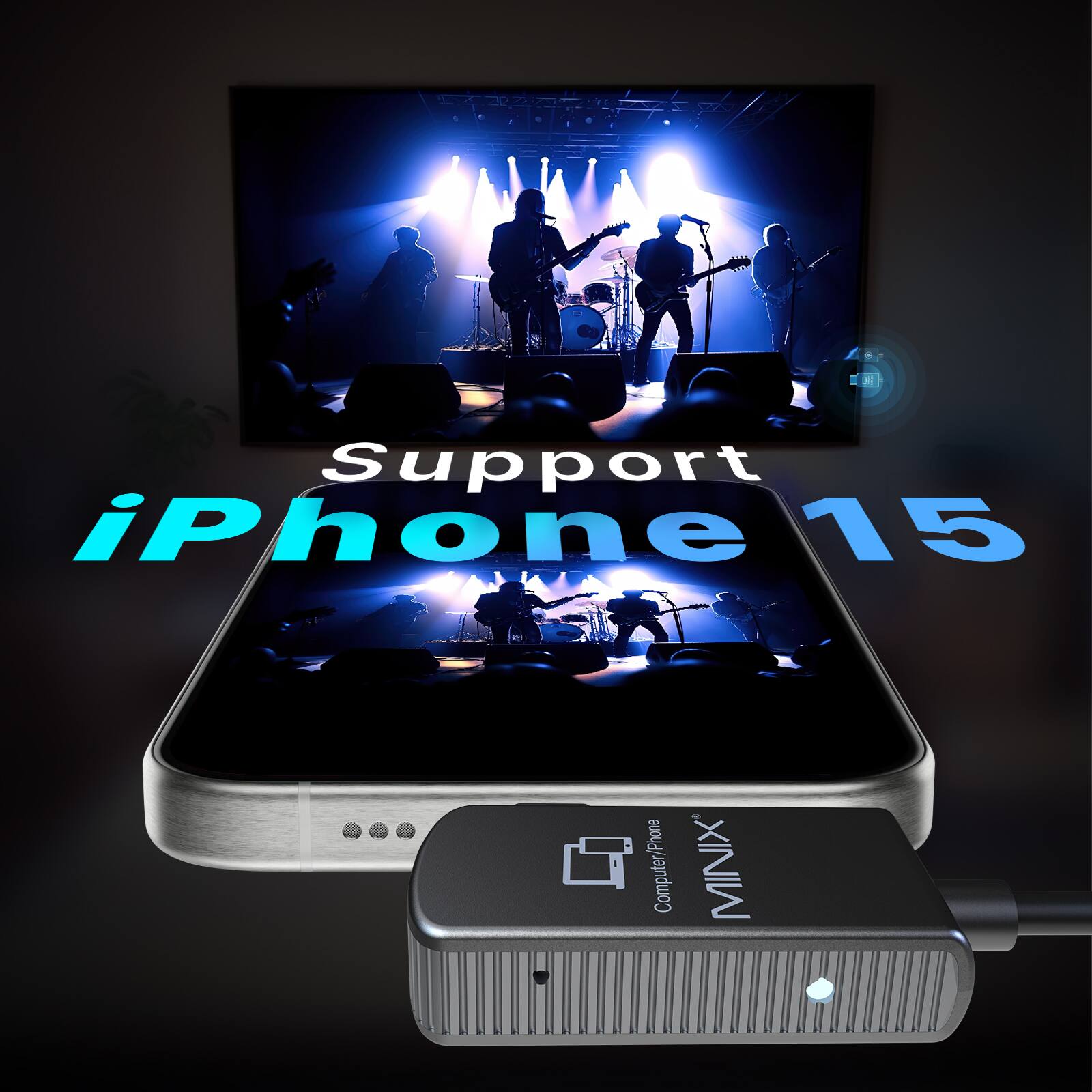 Support iPhone 15 ... Computer/Phone MINIX
