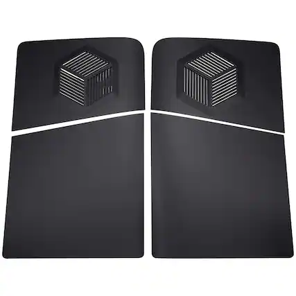 Front. MobileSentrix - Console Shell Faceplate Covers Replacement Compatible For PlayStation 5 Pro PS5 Pro (D-006) (Digital Edition) - Black - Black.