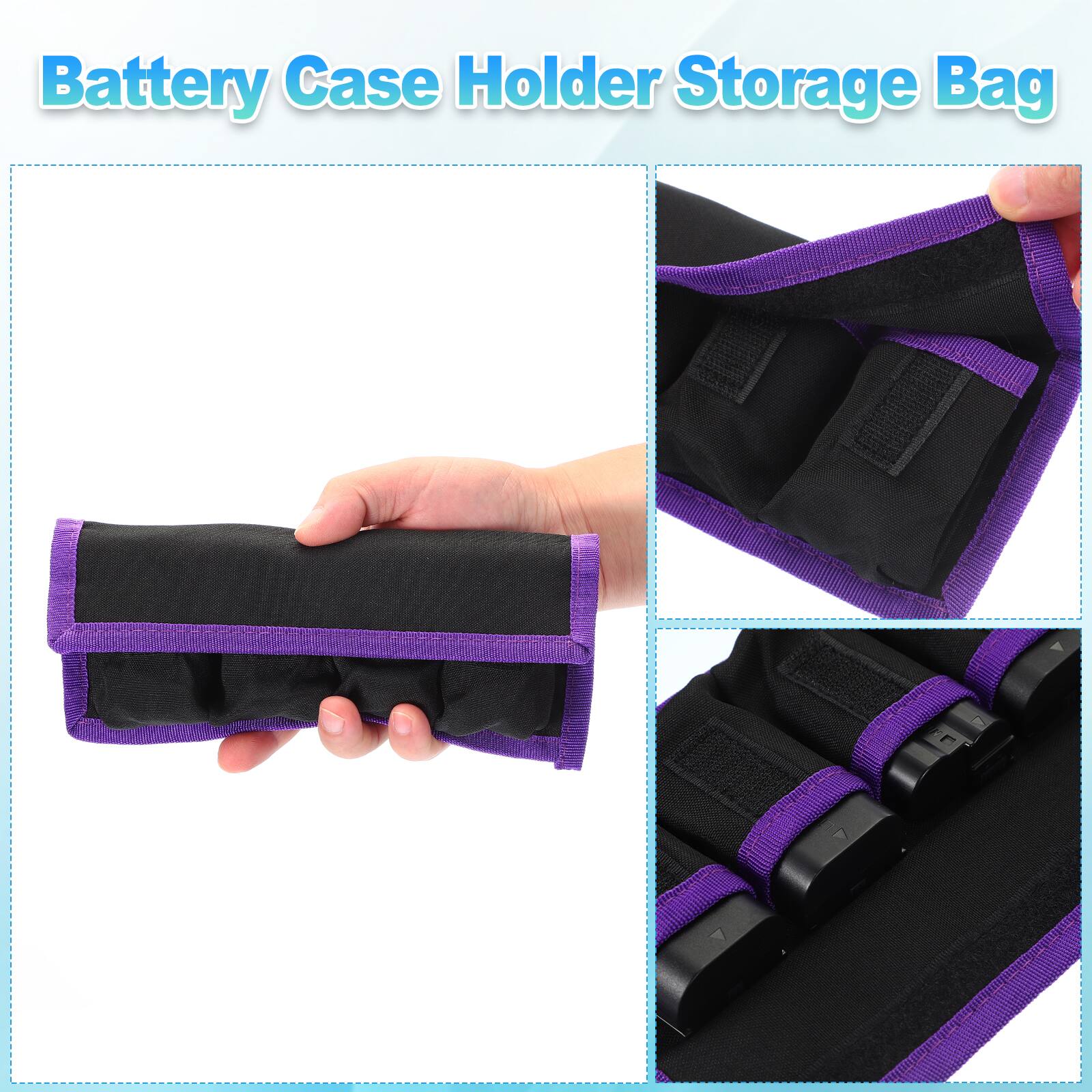 Battery Case Holder Storage Bag
