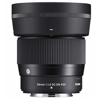 Sigma 56mm f/1.4 DC DN Contemporary Lens for Fujifilm X Black Sigma 56mm f/1.4 DC DN Contemporary Lens for Fujifilm X Black