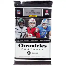 NFL Panini 2022 Chronicles Football Trading Card MEGA Box Pack (9 Cards)