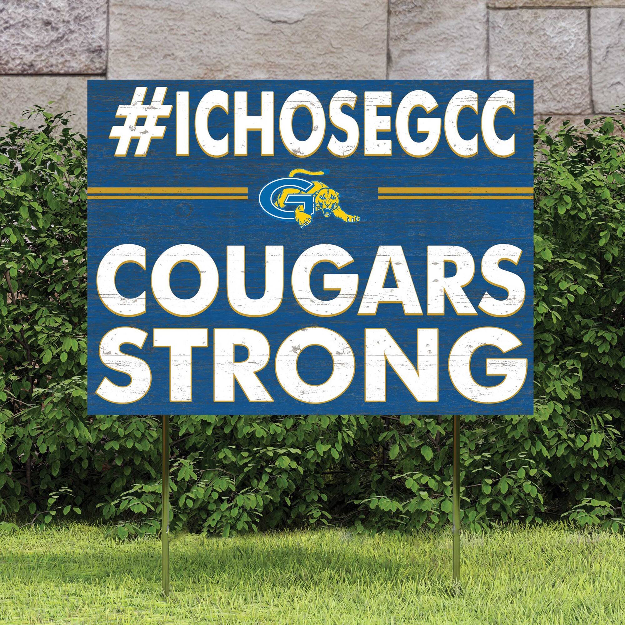 #ICHOOSEGCC  
COUGARS STRONG