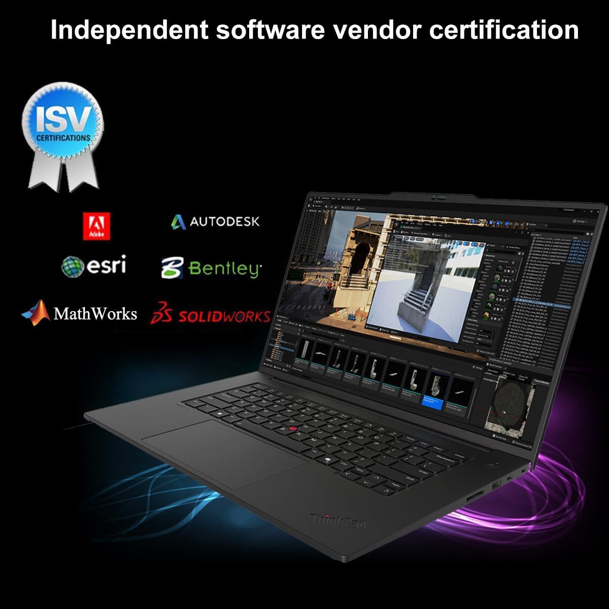 Independent software vendor certification

ISV CERTIFICATIONS

- Autodesk
- Esri
- Bentley
- MathWorks
- SOLIDWORKS
