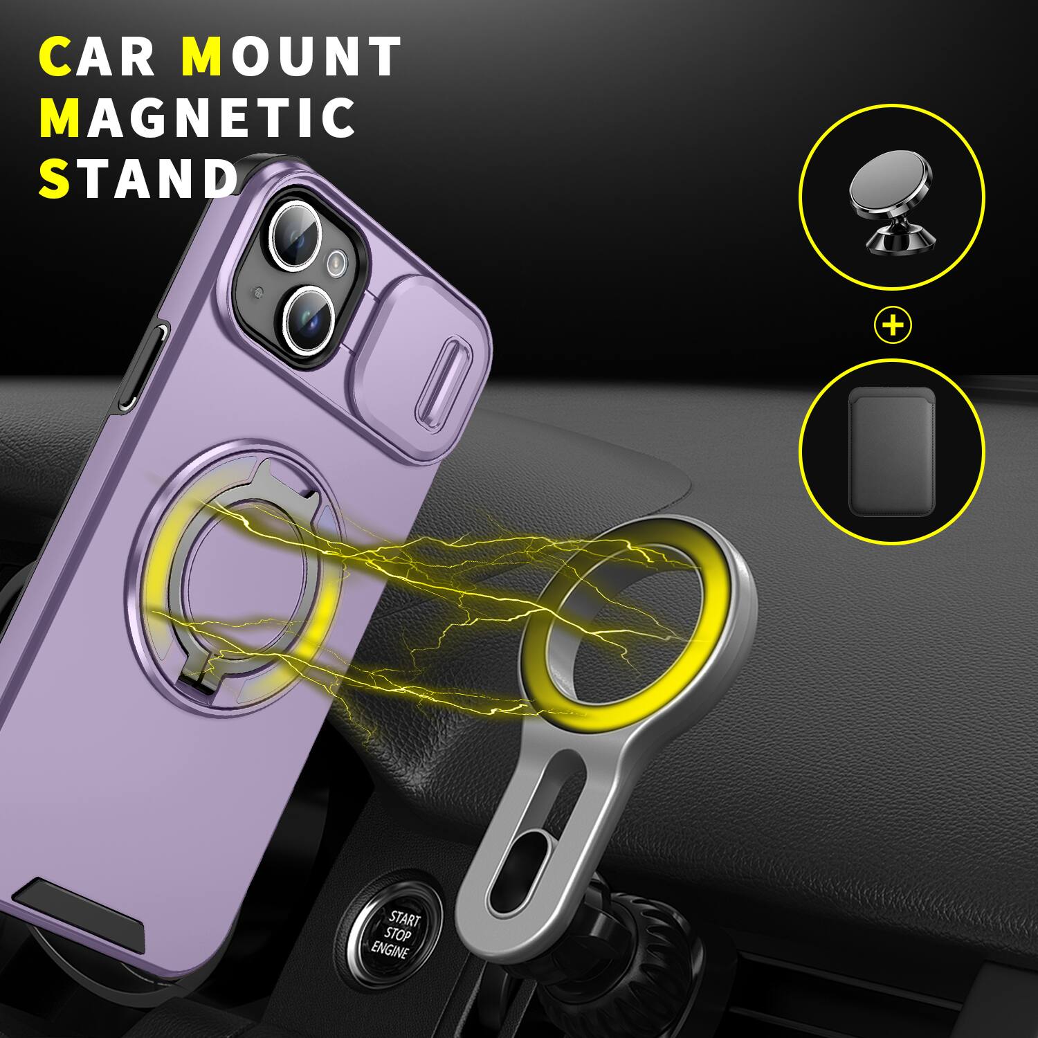 CAR MOUNT MAGNETIC STAND

START STOP ENGINE