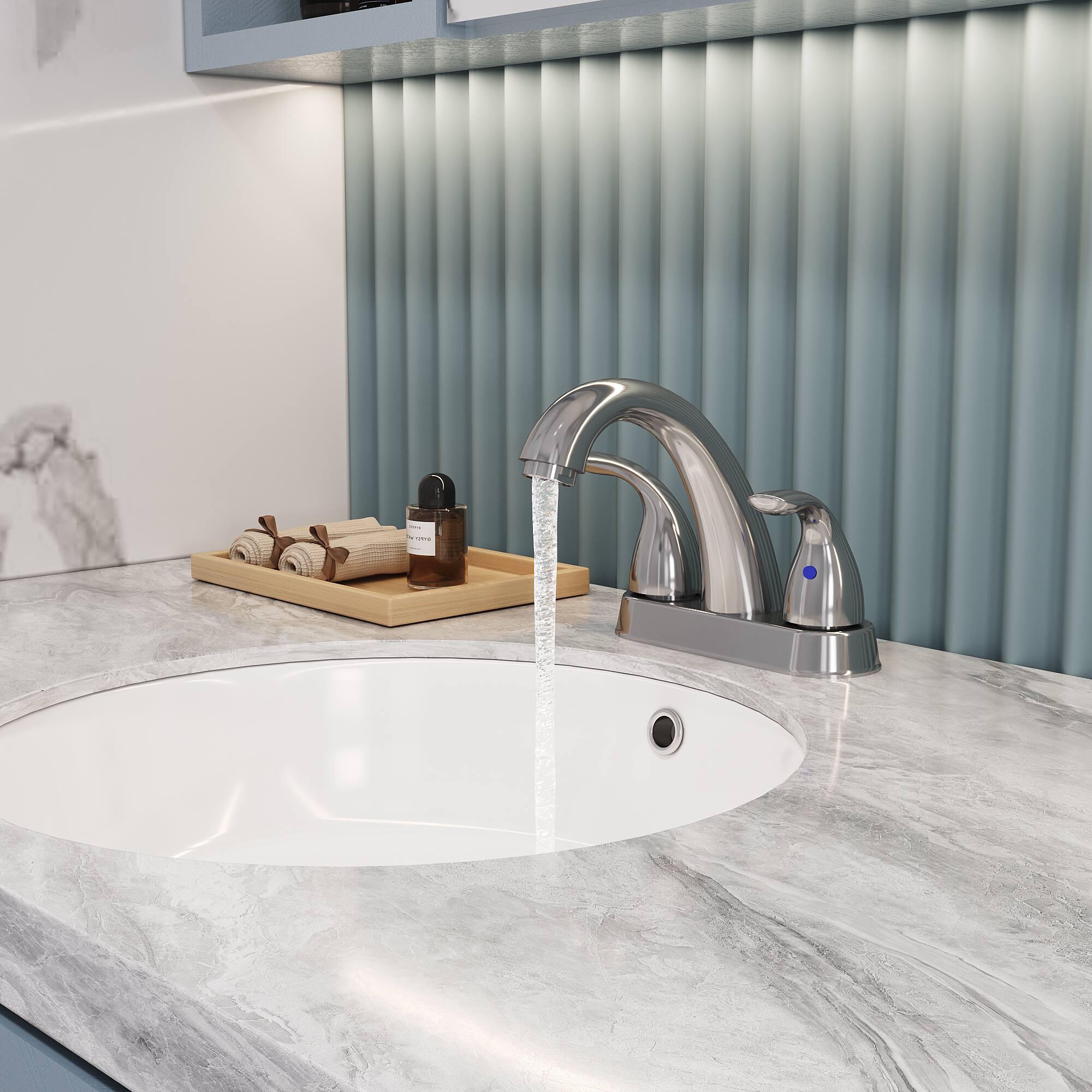 Angle. Bothwa Home - Bothwa Home BF-SL02008K05-CH Bathroom Faucet in Chrome Finish - Chrome.