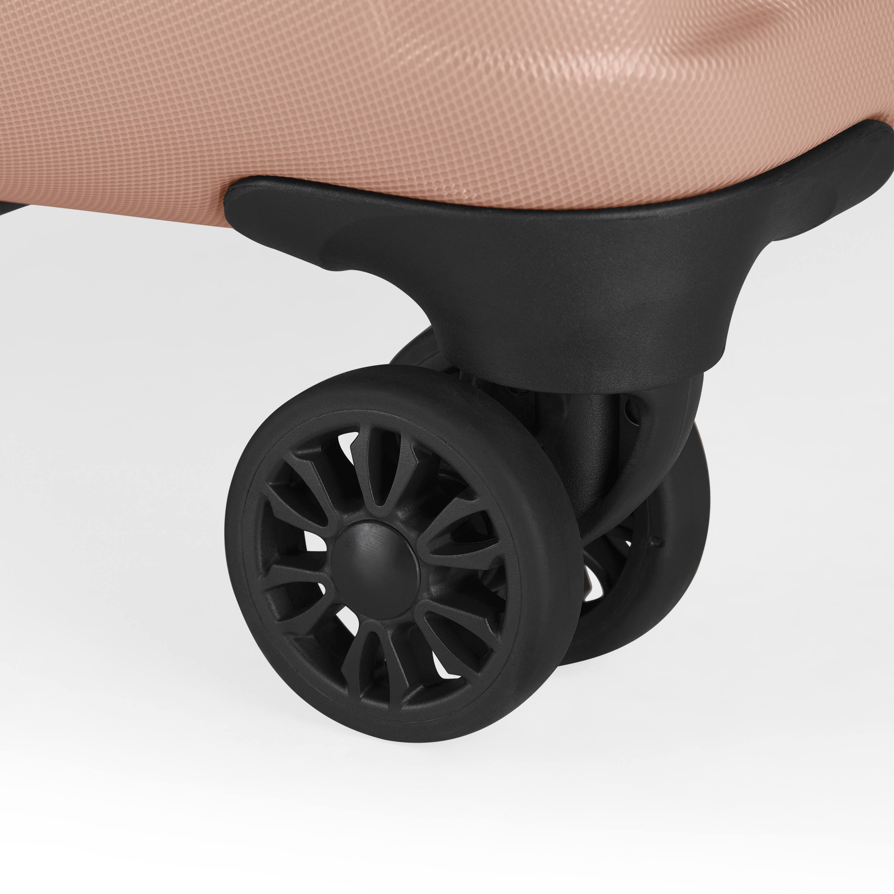 Alt View 3. Bugatti - Bugatti Classic 2 Piece Hardside Set Luggage - PEACH.