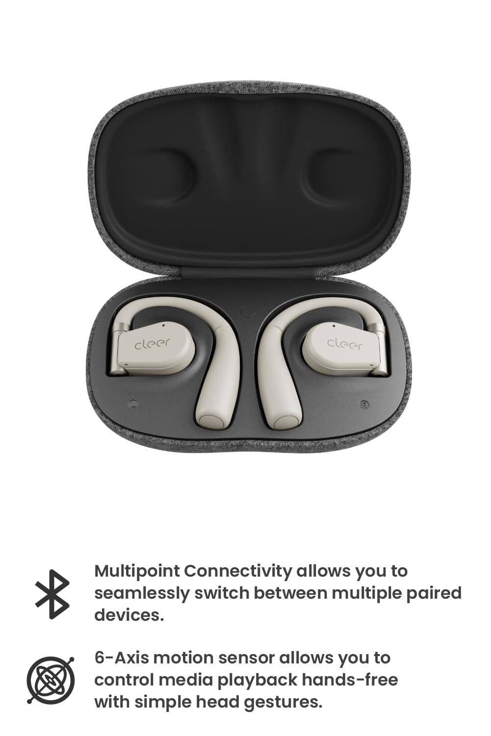 Cleer ARC II Open Ear Wireless Headphones – Snapdragon Sound