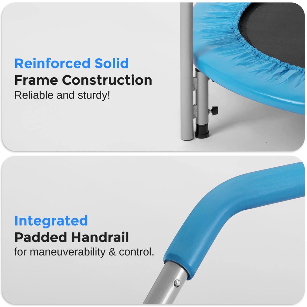 Reinforced Solid Frame Construction  
Reliable and sturdy!

Integrated Padded Handrail  
for maneuverability & control.